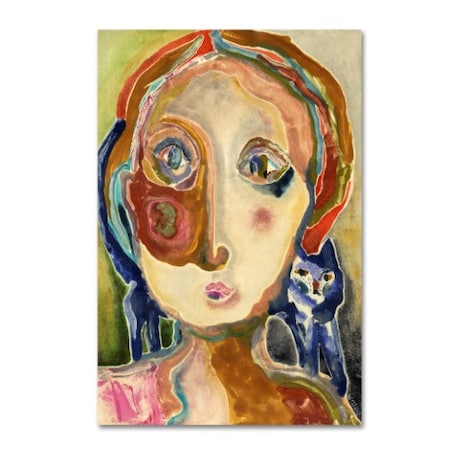 Trademark Fine Art Wyanne 'Shoulder Hug' Canvas Art, 22x32 ALI18385-C2232GG
